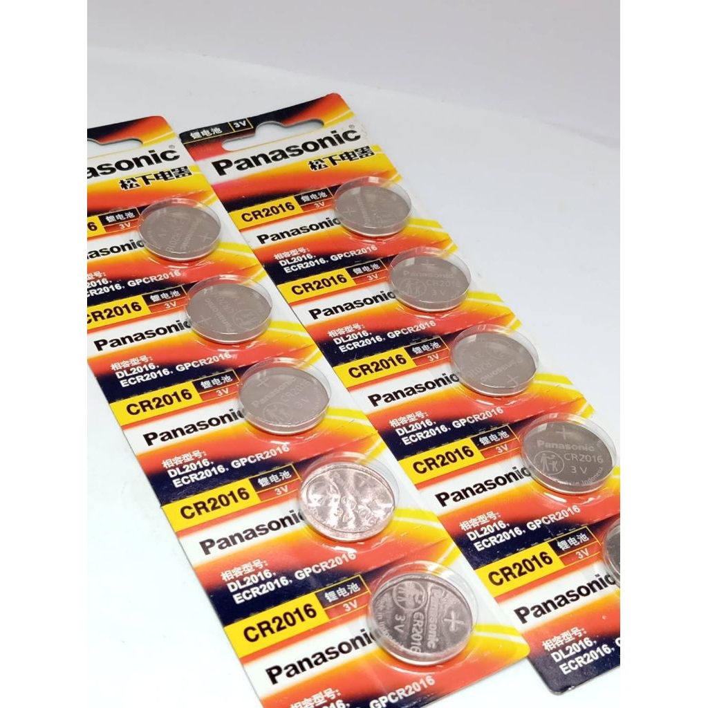 CR2012 ถ่านกระดุมลิเธียม (Lithium Coin Cell Battery) ขนาดเล็ก 3V Panasonic CR2012 สำหรับอุปกรณ์ต่างๆ จำนวน1ก้อน เเละ1แผง