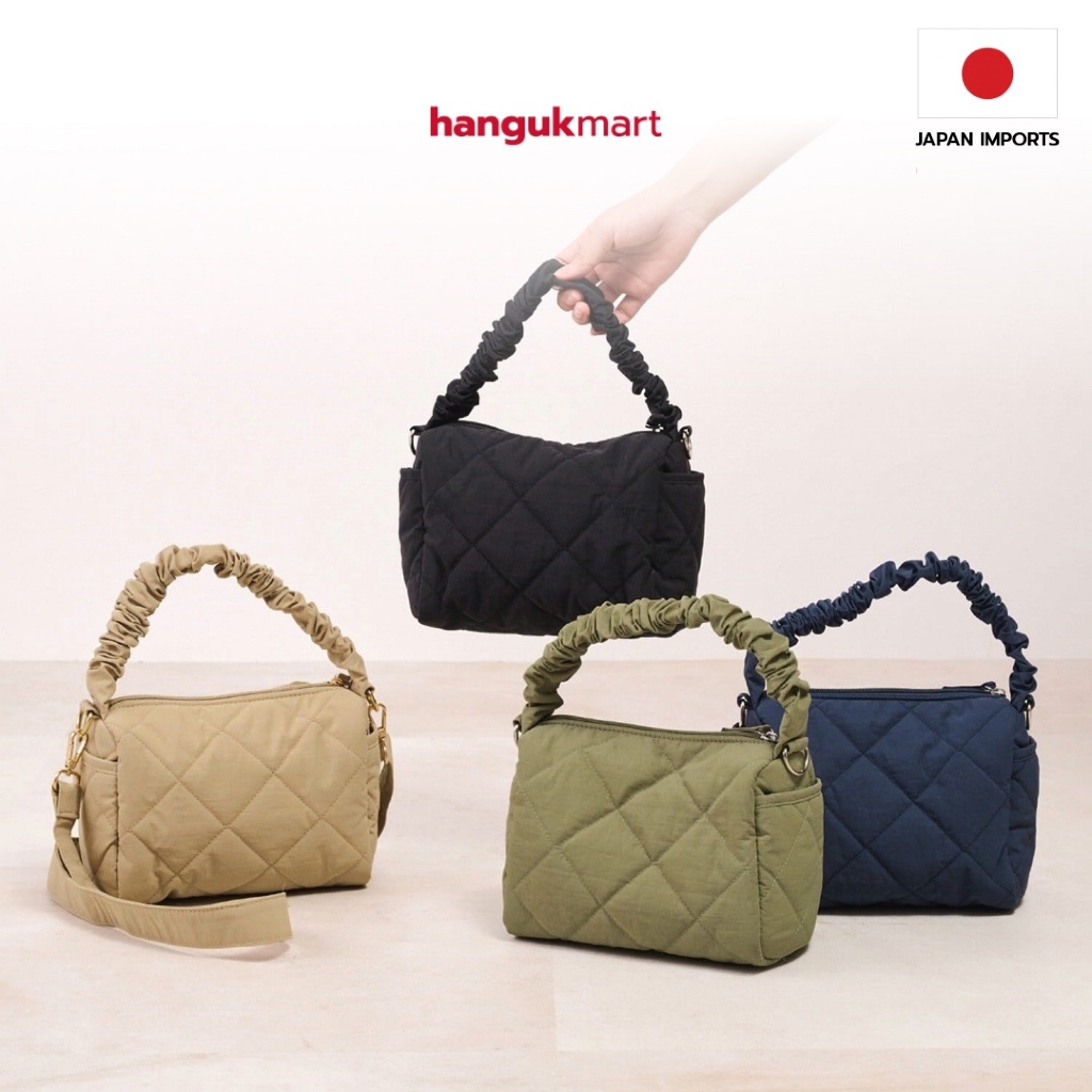 [พร้อมส่ง] 3COINS Quilted Shoulder Bag – กระเป๋าคิวท์ลายควิลท์