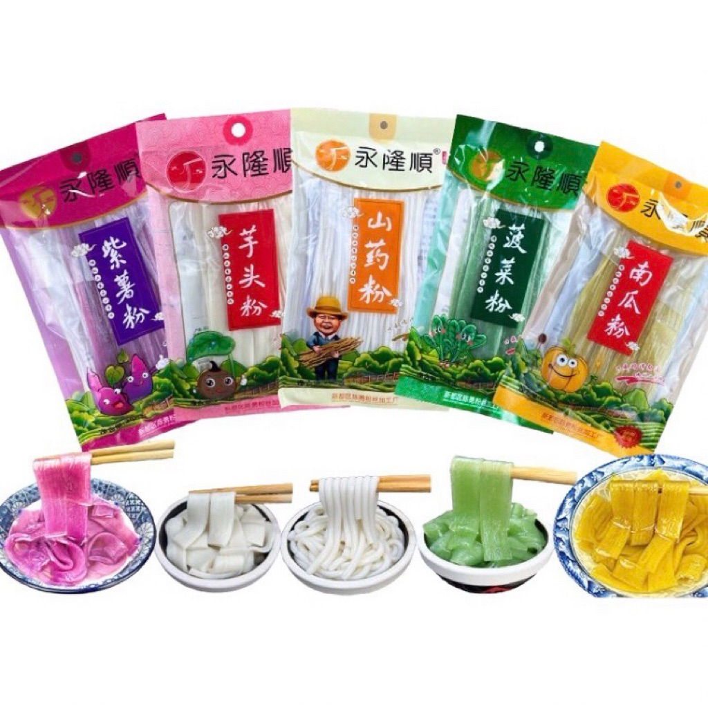 เส้นก๋วยเตี๋ยว เส้นมันเทศสุกี้จีน เส้นหนึบ หนานุ่มเคี้ยวหนึบอร่อย ห่อใหญ่200g