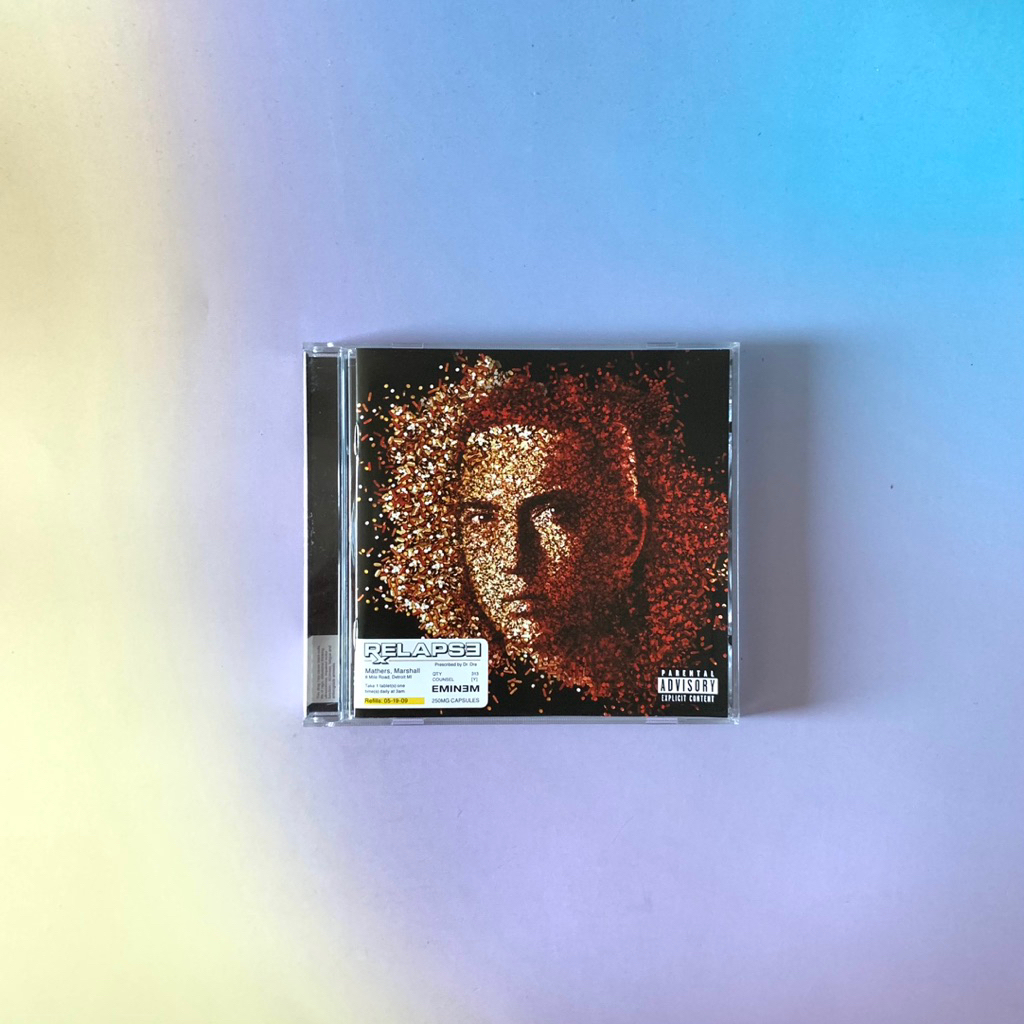 🛒 (พร้อมส่ง) CD ซีดีเพลง: Eminem — Relapse (EU edition) [EU] x Dr. Dre, 50 Cent, Paul Rosenberg, Dom