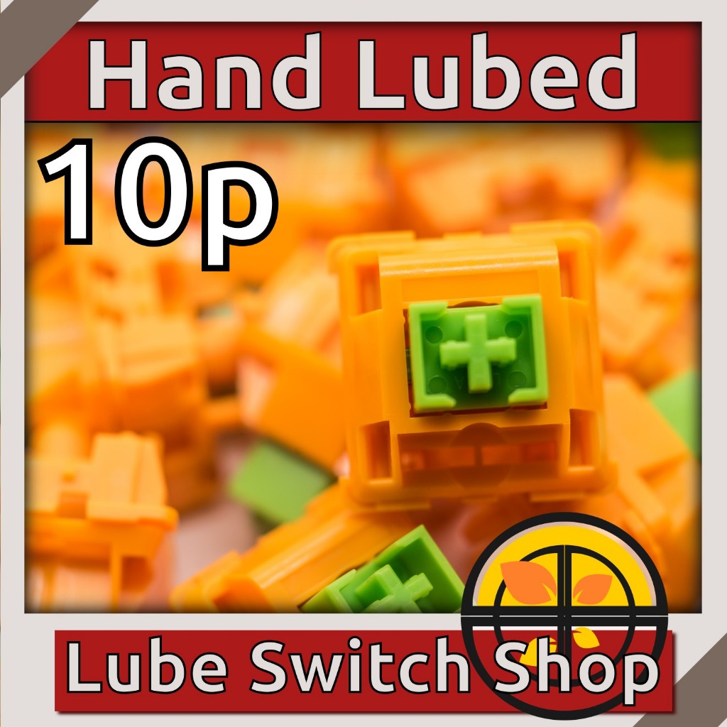 ลูปมือ 10ตัว Huano Pineapple Lubed Linear Switch
