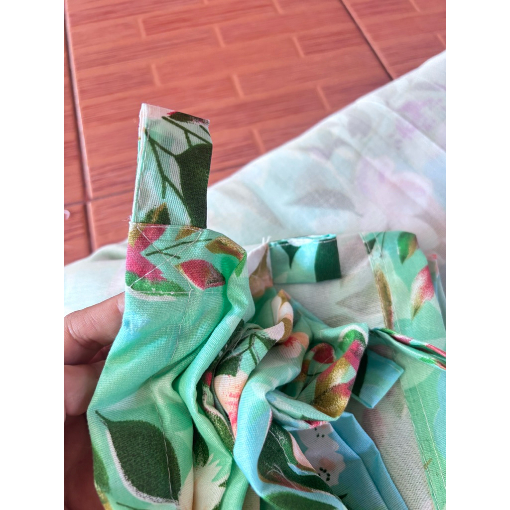 มุ้งผ้าฝ้ายโบราณ (หลังคาดอกกุหลาบ)เบอร์ 4,6,8,9,10,12 แบบมีประตู 4,6,8,9,10,12 - รูปที่ 3