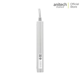 Anitech ปลั๊กไฟ 4 ช่อง 4 สวิตช์ รุ่น H7154-WH กำลังไฟ 3500 วัตต์ สายยาว 5 เมตร