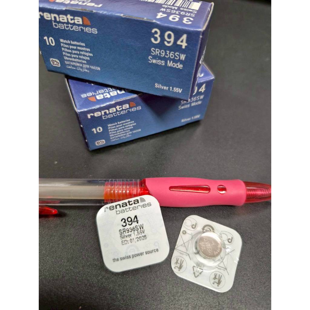 Renata 394 SR936SW 936SW(SR716SW) ถ่านนาฬิกา ถ่านกระดุม Watch Batteries Silver Oxide 1.55V