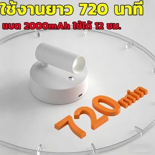 [พร้อมส่ง] โคมไฟหัวเตียง มีรีโมท ไฟอ่านหนังสือ ระบบแม่เหล็ก ไม่ต้องเจาะ ไร้สาย ชาร์จ USB โคมไฟห้องนอน โคมไฟติดผนัง LED