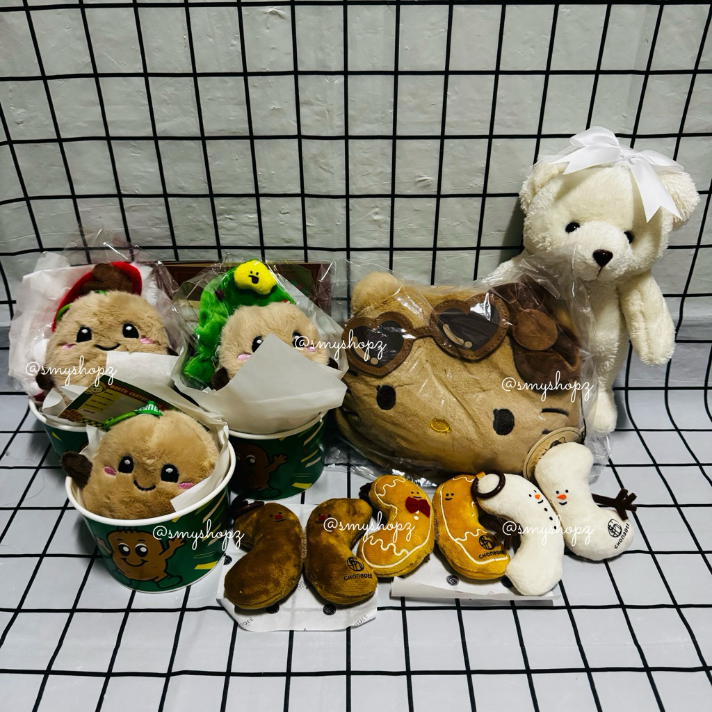 [พร้อมส่ง] พวงกุญแจโปรโมชั่น Potato Corner / Chongdee / ChageeXHello Kitty