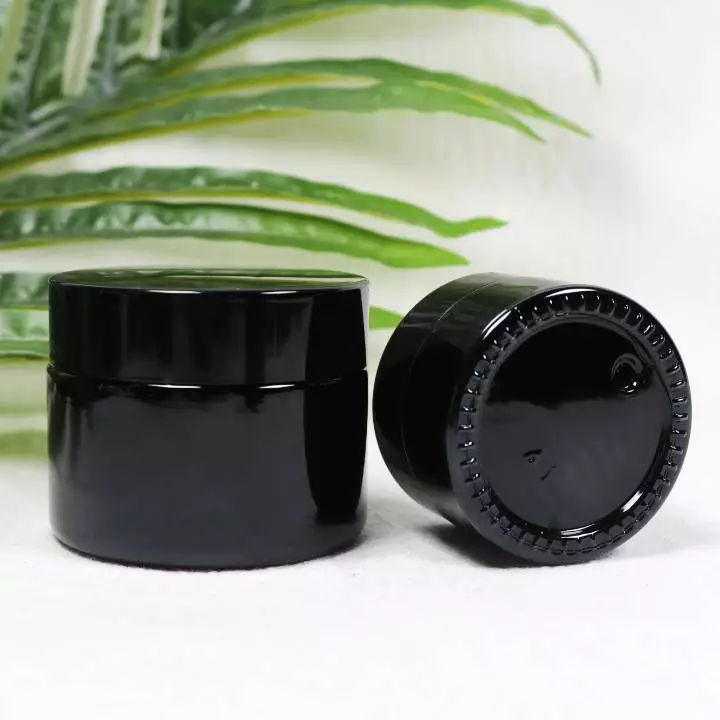 [COSS] กระปุกครีมแก้วสีดำ พร้อมฝาหลากสีขนาด 20g 30g 50g สำหรับบรรจุสกินแคร์และเครื่องสำอาง ราคาถูก พร้อมส่ง thumbnail 7