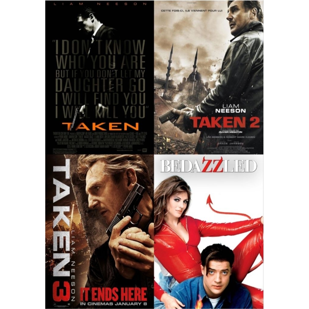 Blu-ray+DVD รวม4ใน1 Taken (2008) เทคเคน 1 สู้ไม่รู้จักตาย