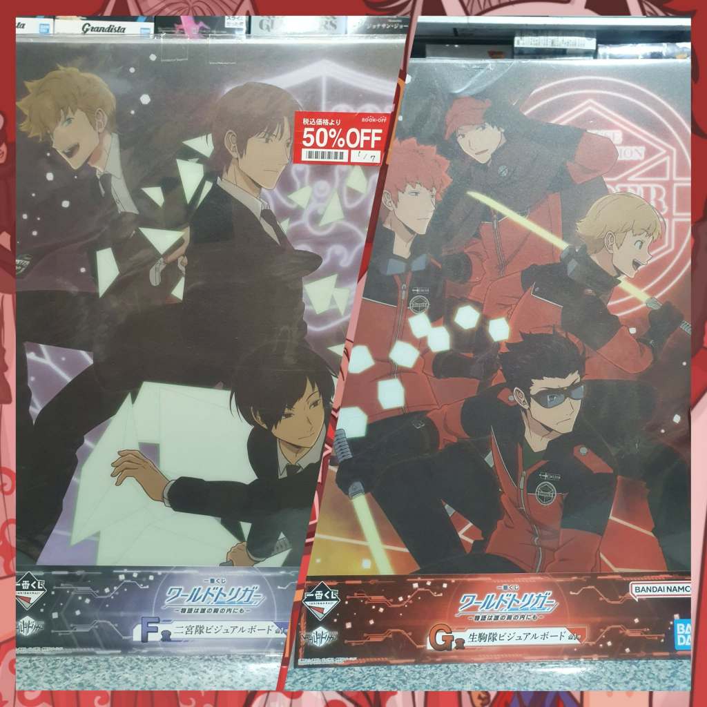 World Trigger เวิลด์ ทริกเกอร์  โปสเตอร์พลาสติกแข็งของแท้