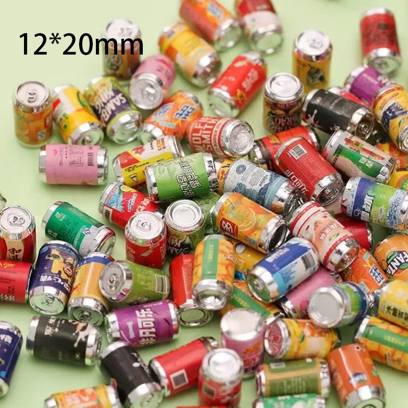 j338กระป๋องรวมจิ๋วจำลองเซ็ตละ 10 ชิ้น เลือกแบบไม่ได้โกดังสุ่ม