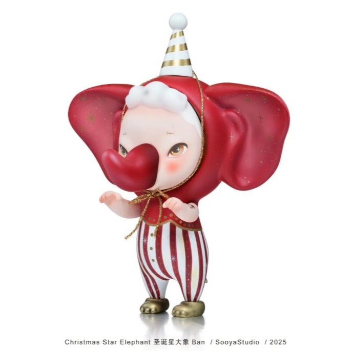 [พร้อมส่ง]🥂🎄🌟「Christmas Star Elephant Ban」  SooyaStudio x J.P.Toy