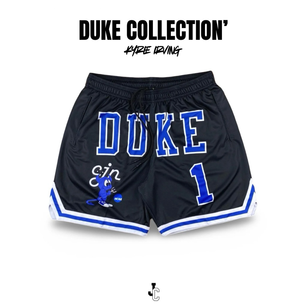 JcooN’ Kyrie Irving Duke Collection Basketball Shorts กางเกงบาสขาสั้น กางเกงบาส NCAA