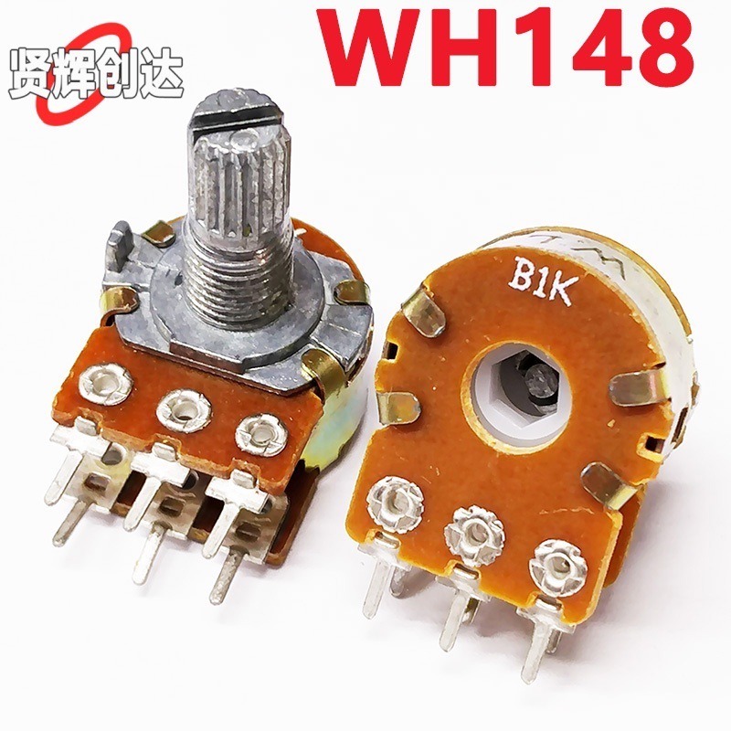 วอลลุ่ม Potentiometer 2ชั้น 6ขา B1K 2k B5K B10K B20K B50K B100K B500K   A 1 K 5 K 10 K 20 K 50 K 100
