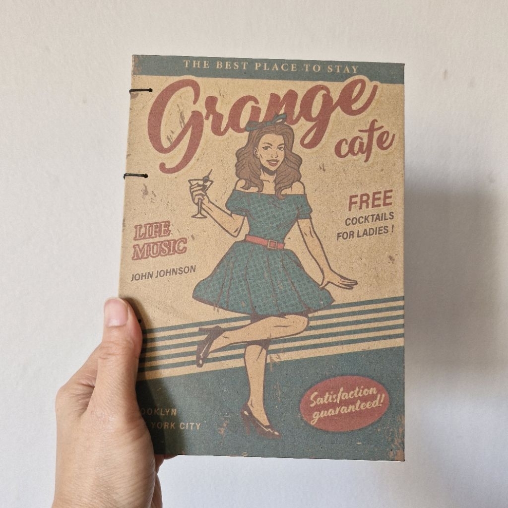 สมุดทำมือ สมุดบันทึก สมุดโน๊ต Handmade Book Journal Book Junk Journal Notebook Craft Book ขนาด A5