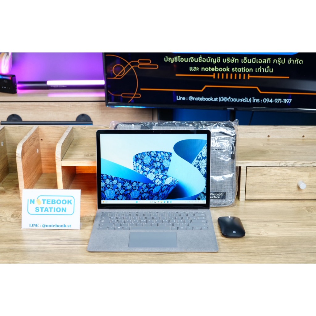 Microsoft Surface Laptop 4 i7-1185G7 Ram16 SSD512 จอ13.5 QHD จอทัชสกรีน น้ำหนักเบา เหมาะแก่การพกพา
