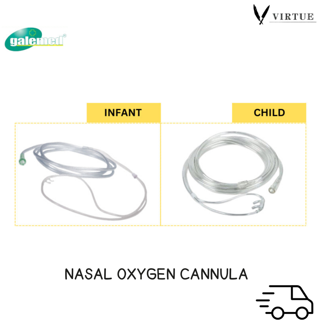 Galemed Nasal Cannula /[Child/Infant] ท่อให้ออกซิเจนทางรูจมูก แบบใช้ครั้งเดียว สำหรับเด็กโต / เด็กเล