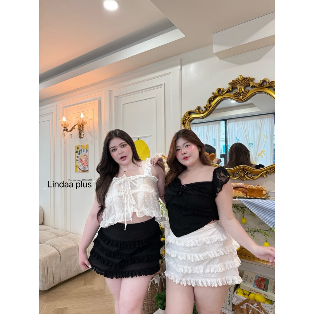 (LD) กระโปรง แต่งลูกไม้4ชั้น สวย เริ่ดมาก มีซับในกางเกงให้ ใส่กับอะไรก็สวย เสื้อผ้าสาวอวบอ้วน พลัสไซส์ ไซส์ใหญ่ ราคา ถูกที่สุด ดีลบีเคเค แกลเลอรีภาพที่ 6