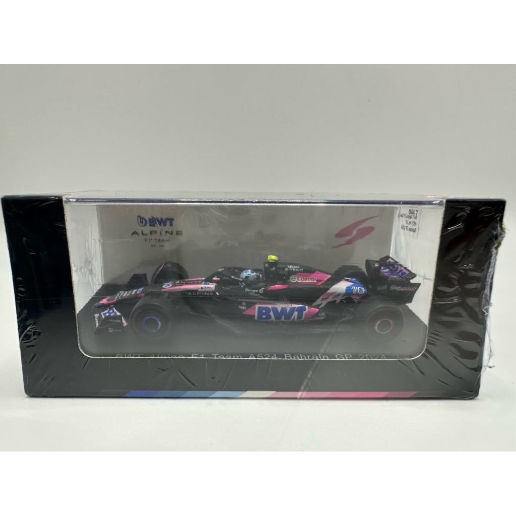 Spark 1/64 F1 BWT Alpine F1 Team A524 Pierre Gasly #10 Bahrain GP 2024