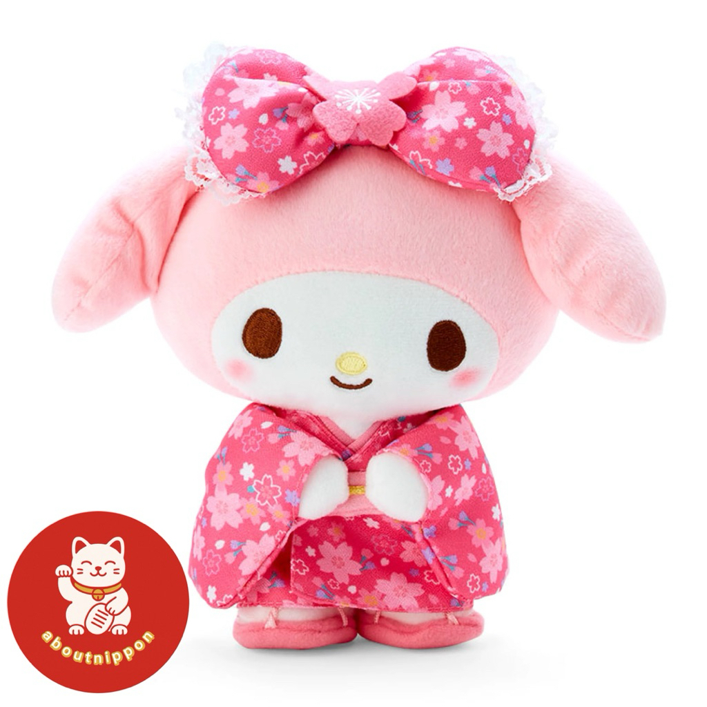 << พรี 5-15 วัน >> ตุ๊กตา My Melody ชุดกิโมโน ของแท้จากช็อปญี่ปุ่น