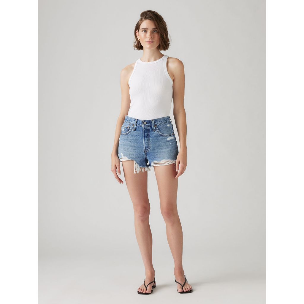 กางเกงยีนส์ขาสั้น Levi's® Women's 501® Original High-Rise Jean Shorts