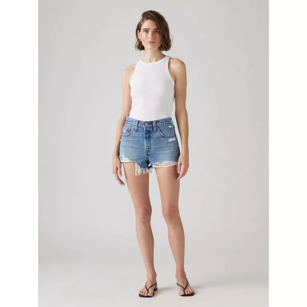 กางเกงยีนส์ขาสั้น Levi's® Women's 501® Original High-Rise Jean Shorts