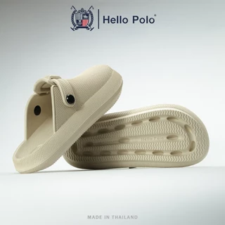 Hello Polo รองเท้าแฟชั่นผู้หญิง รองเท้าแบบสวม กันลื่น เบาสบาย พื้นนุ่มมาก คลายเมื่อยเท้า UNISEX วัสดุ EVA รุ่น HP8047