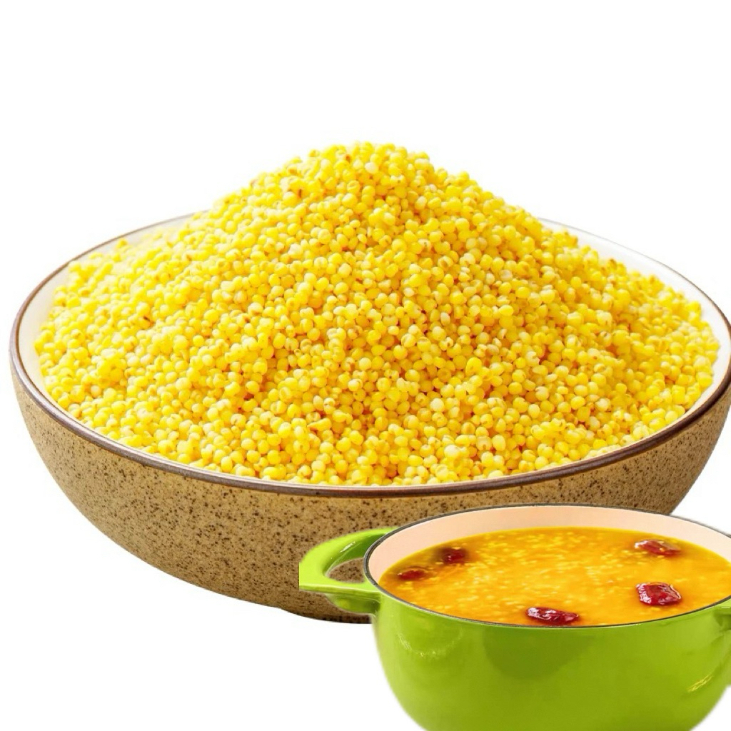 ข้าวฟ่าง พร้อมส่ง ( 优质小米 ) ขนาด 500g สามารถนำไปทำเป็นโจ๊ก ฟักทอง ขนมหวาน และอีกหลากหลายเมนู ธัญพืช อาหารแห้ง