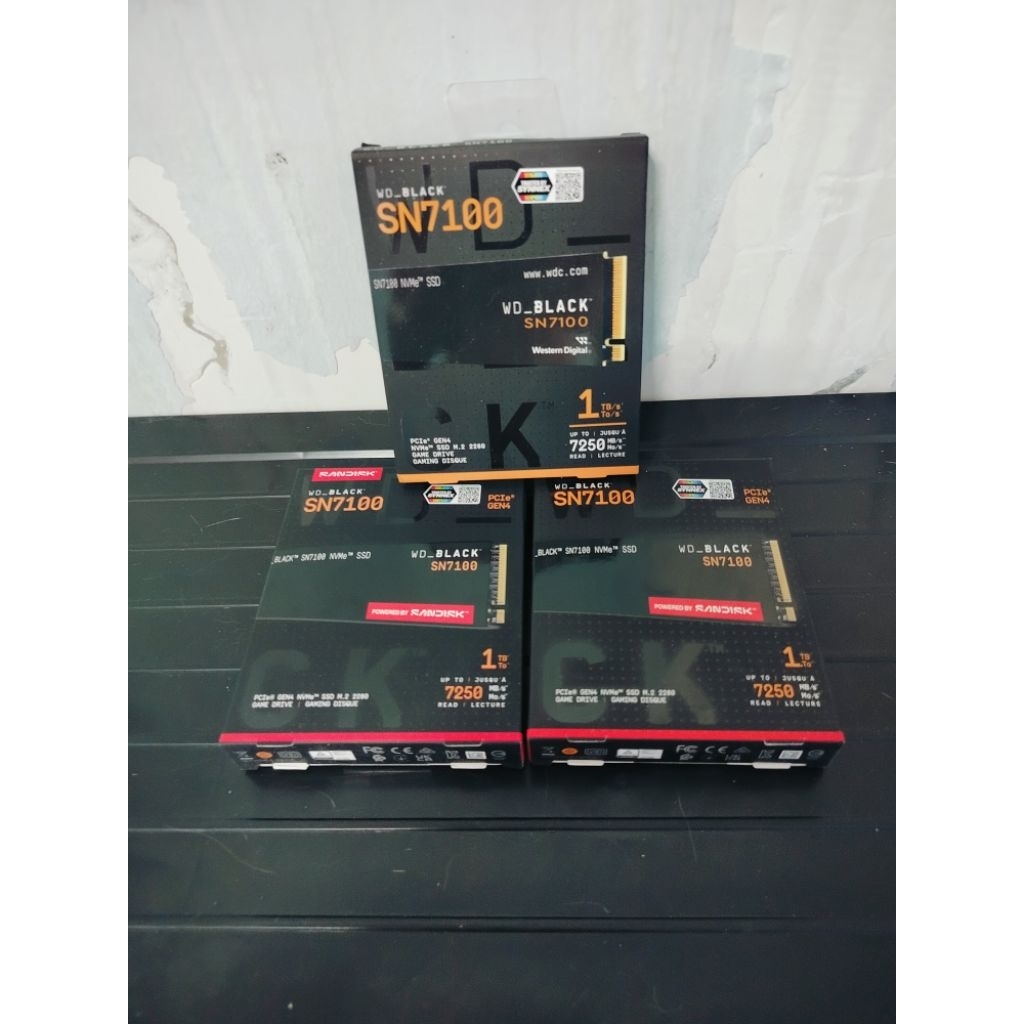 M.2 NVME WD_BLACK SN7100 NVMe SSD - 1 TB มือ1ประกันไทย