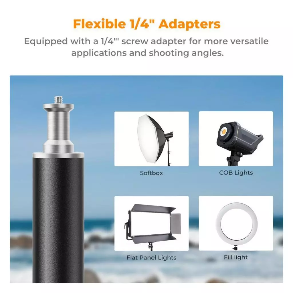 ขาตั้งกล้อง Tripod 2.8 เมตร สำหรับสตูดิโอถ่ายภาพและไฟริงไลท์ thumbnail 7