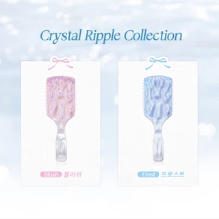 bnb barenbliss GLAMFIX BIOFLEX Detangling Bio-Keratin Brush Crystal Ripple หวีลดไฟฟ้าสถิตย์ หวีง่ายไม่เจ็บหนังศรีษะ