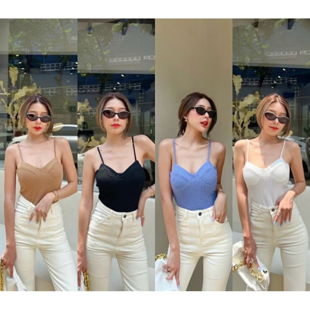 intuon Bodysuit สีน้ำตาล
