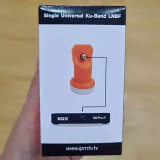 หัวรับสัญญาณ IPM LNB Ku-Band 1 ขั้ว ความถี่ Universal BLK 111 ใช้กับจานทึบ และกล่องทุกรุ่น