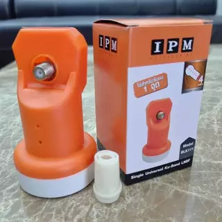 หัวรับสัญญาณ IPM LNB Ku-Band 1 ขั้ว ความถี่ Universal BLK 111 ใช้กับจานทึบ และกล่องทุกรุ่น