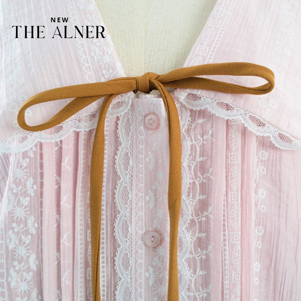 Thealner-AN515 (เซตเสื้อชมพูคอปกแขนยาว+กางเกงขาสั้น) - รูปที่ 4