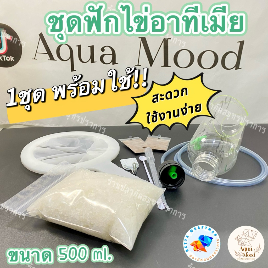 ชุดฟักไข่อาร์ทีเมีย พร้อมใช้ (ไม่รวมปั๊มลมออกซิเจน)