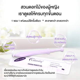 เจลโปรไบโอติกสำหรับผู้หญิง Cottonday – บำรุงความชุ่มชื้นบริเวณใกล้เคียง