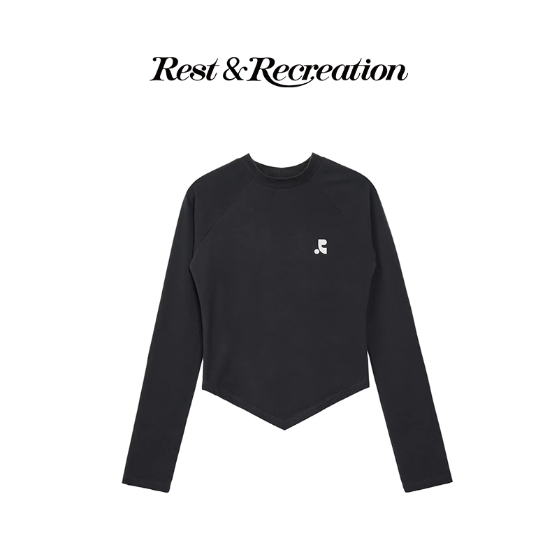 Rest and Recreation🇰🇷 ARROW POINT LONG SLEEVE ไม่สม่ำเสมอ แขนยาว RR สั้น