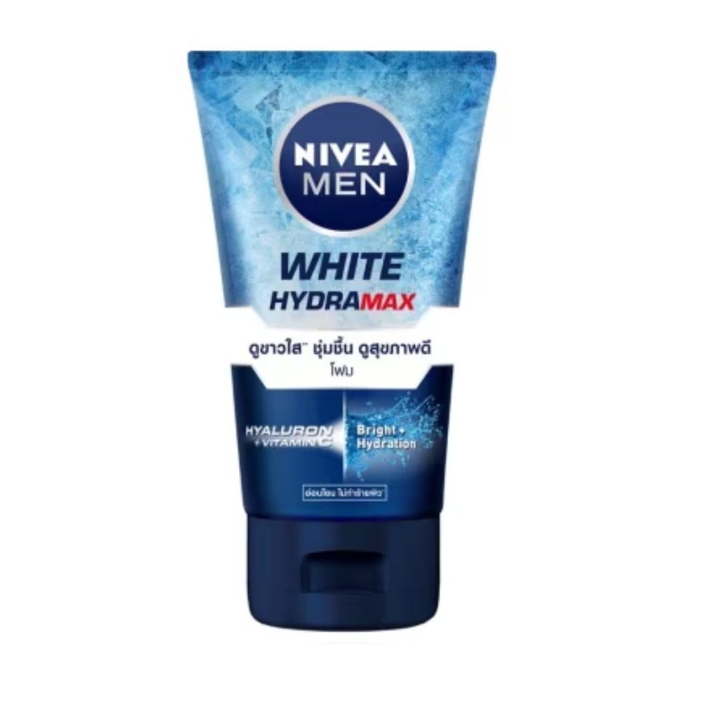 Nivea นีเวีย เมน ไวท์ ไฮดร้าแม็กซ์ โฟมล้างหน้า สำหรับผู้ชาย 100 ก. ราคา ถูกที่สุด ดีลบีเคเค แกลเลอรีภาพที่ 2