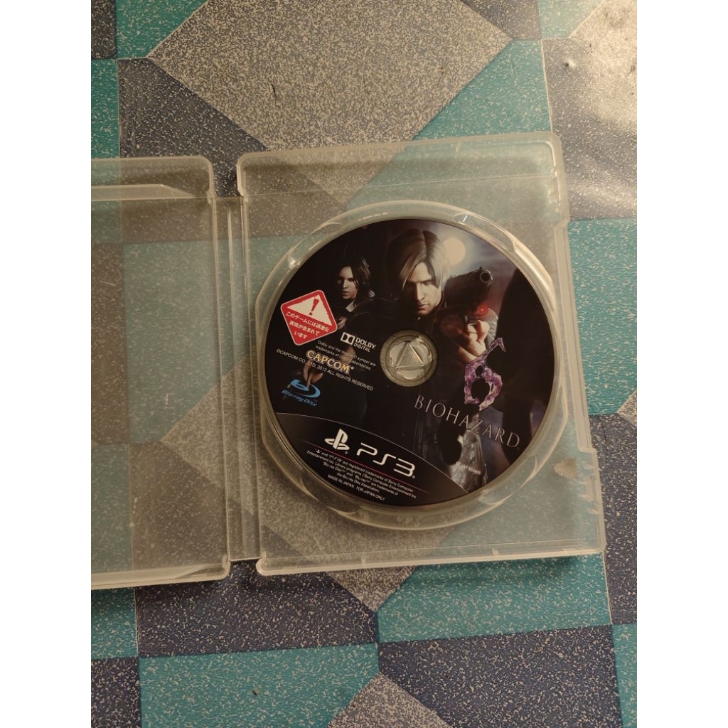 แผ่นเกม Ps3 เกม Biohazard (ไม่มีปก)