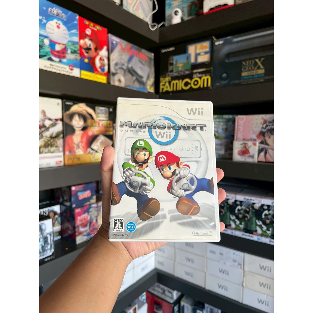 แผ่นเกมแท้ Wii Mario Kart Wii Japan มือสอง