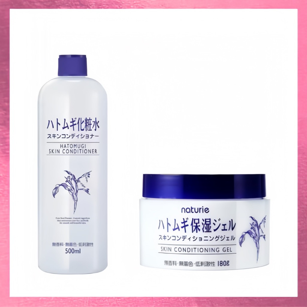 ญี่ปุ่นแท้ น้ำตบลูกเดือย หรือ เจล ฮาโตะมูกิ Skin Conditioner Lotion 500ml, Gel 180g