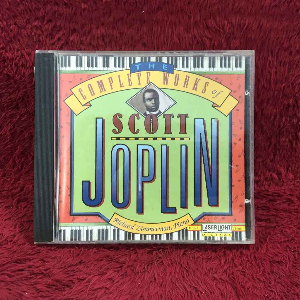 CD Richard Zimmerman, Scott Joplin – The Complete Works of Scott Joplin (1) สภาพตามรูปปก EA53-164