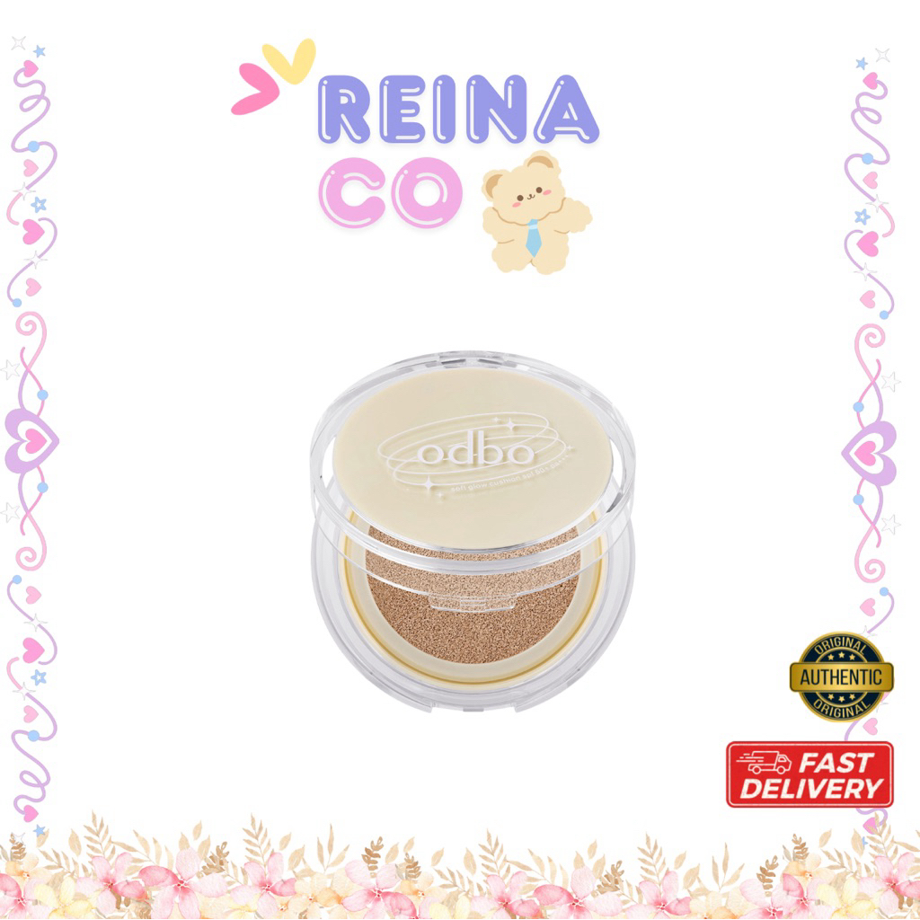 OD6003 ODBO Soft Glow Cushion SPF50+ PA+++ 11g + Refill 11g คุชชั่นโกลว์