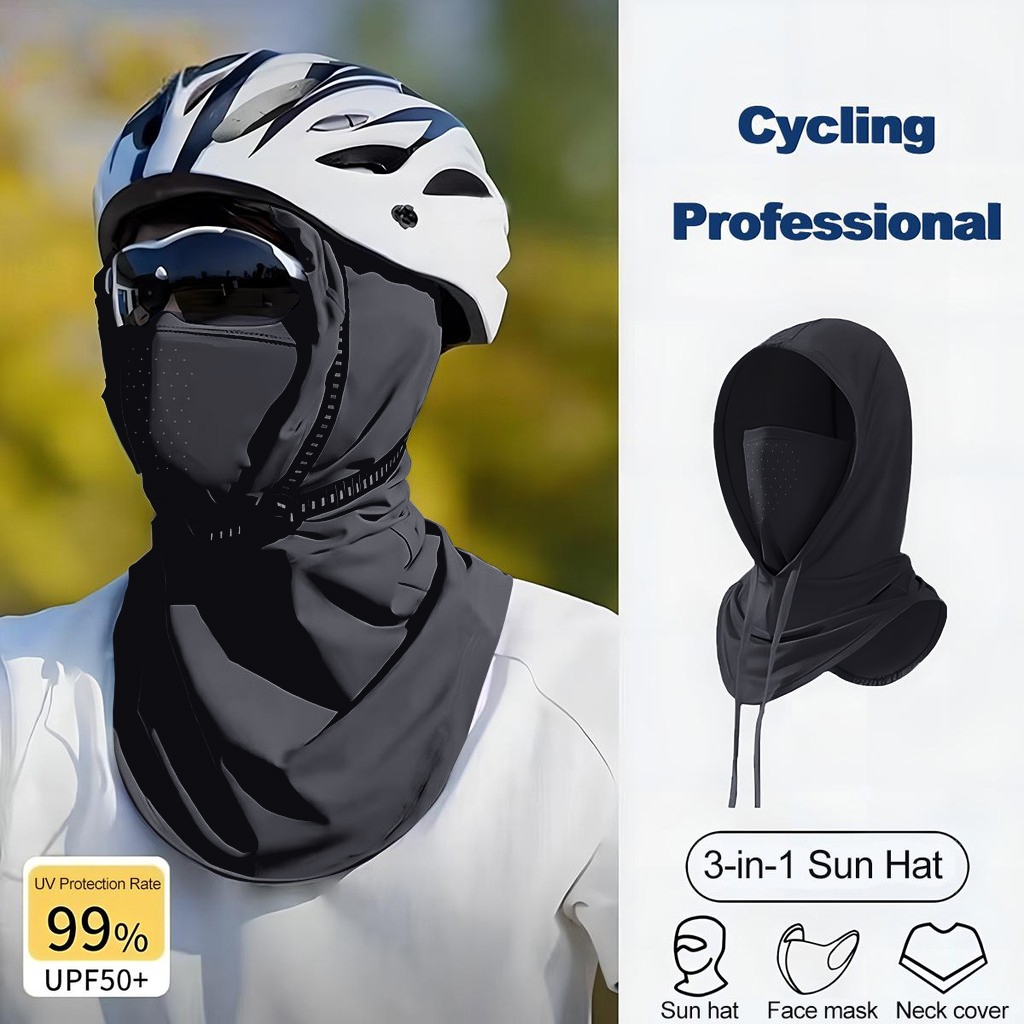 SOLOVER Mask โม่ง สไตล์ถัก UPF50 ป้องกันรังสียูวี ไม่อับชื้น สวมใส่สบาย เหมาะสำหรับปั่นจักรยาน กีฬาก