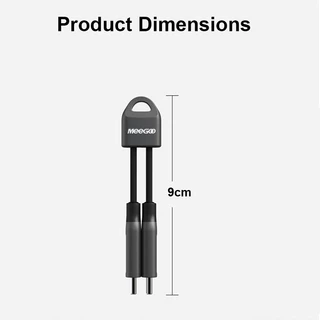 MEEGOO สายชาร์จแม่เหล็ก Type-C60W PD Fast Charge 2in1 Magnetic Charging Cable สำหรับโทรศัพท์/โน้ตบุ๊
