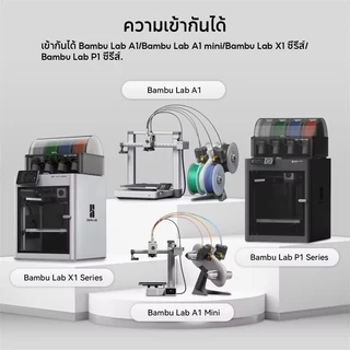 Bambu Lab PLA Matte Refill Filament 1.75mm 1KG พิมพ์ง่าย คุณภาพสูง พร้อม RFID