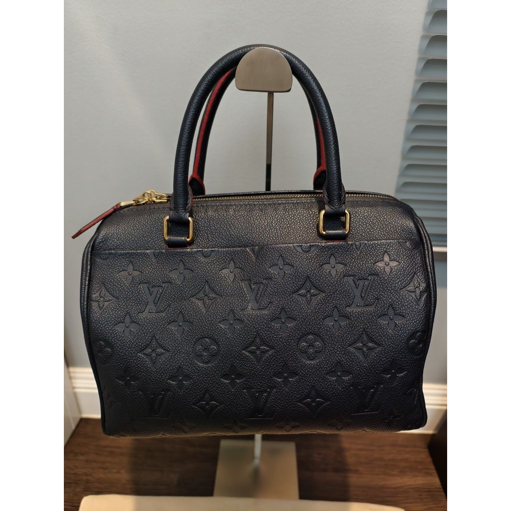 LV Speedy 25" DC 17 น้ำเงิน สินค้ามือสองสภาพดีเยี่ยม