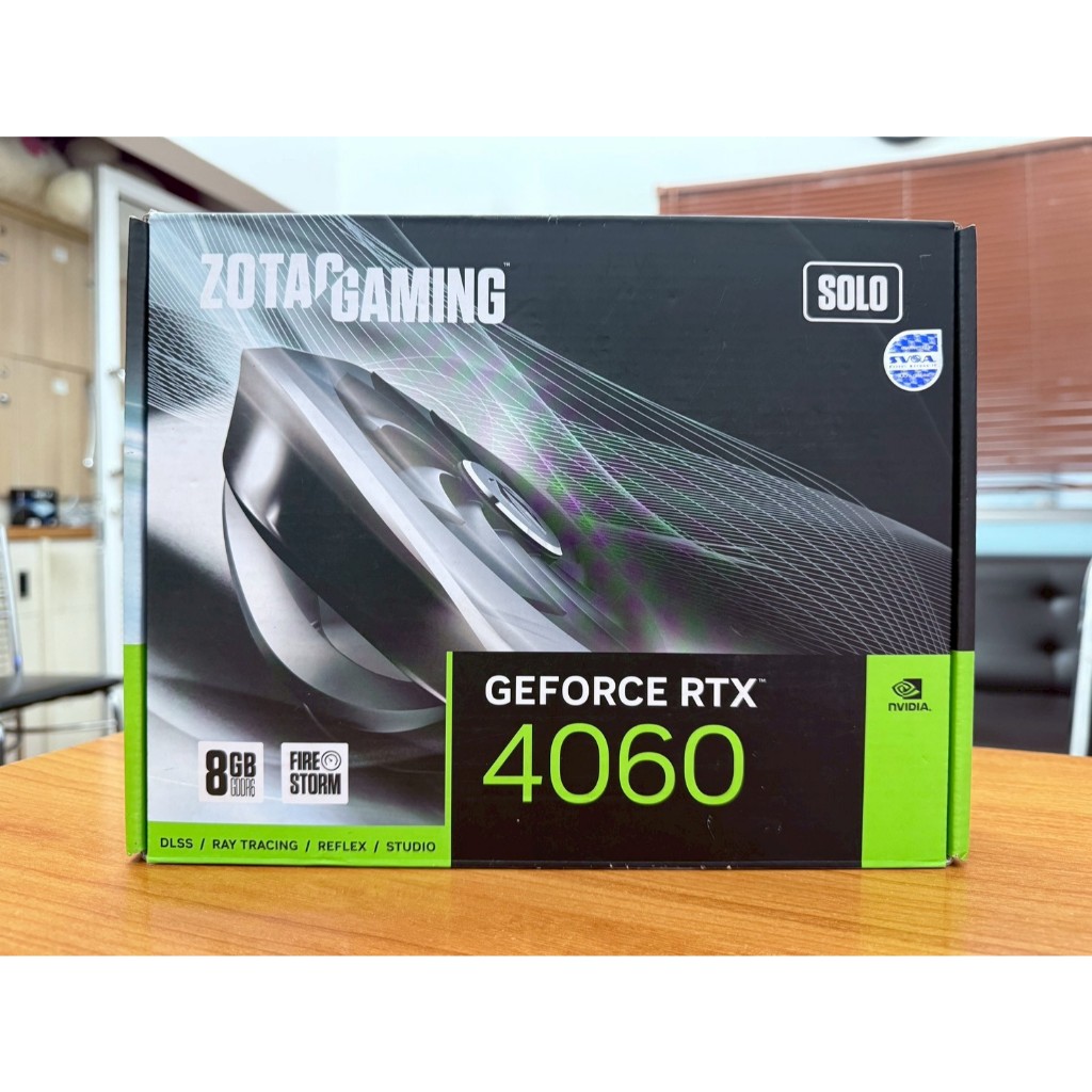 ZOTAC GAMING SOLO RTX4060 8GB OC GDDR6 สภาพใหม่ ครบกล่อง 1 พัดลม ใส่เคสเล็กได้ ประกัน JIB ยาว 29/12/