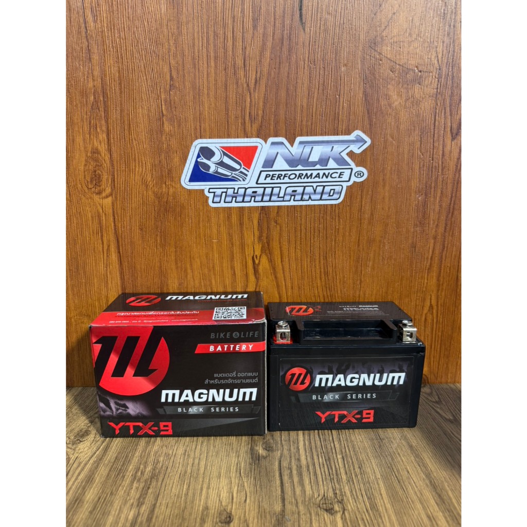 แบตเตอรี่ MAGNUM 9แอมป์ สำหรับรถ Royal Enfield INTERCEPTOR,HUNTER350,METEOR350 รับประกัน 1 ปี