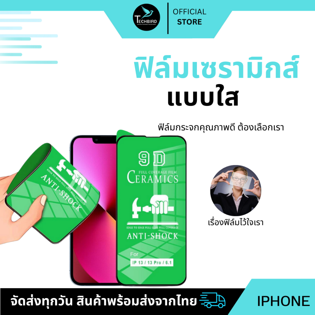 เซรามิคป้องกันแก้วใช้สำหรับโทรศัพท์12 Mini 12 pro 11 Pro 11 XR XS Max X 8 7 6 Plus 6 6s 6s plus สำหรับ SE2020 PMMA ฟิล์ม
